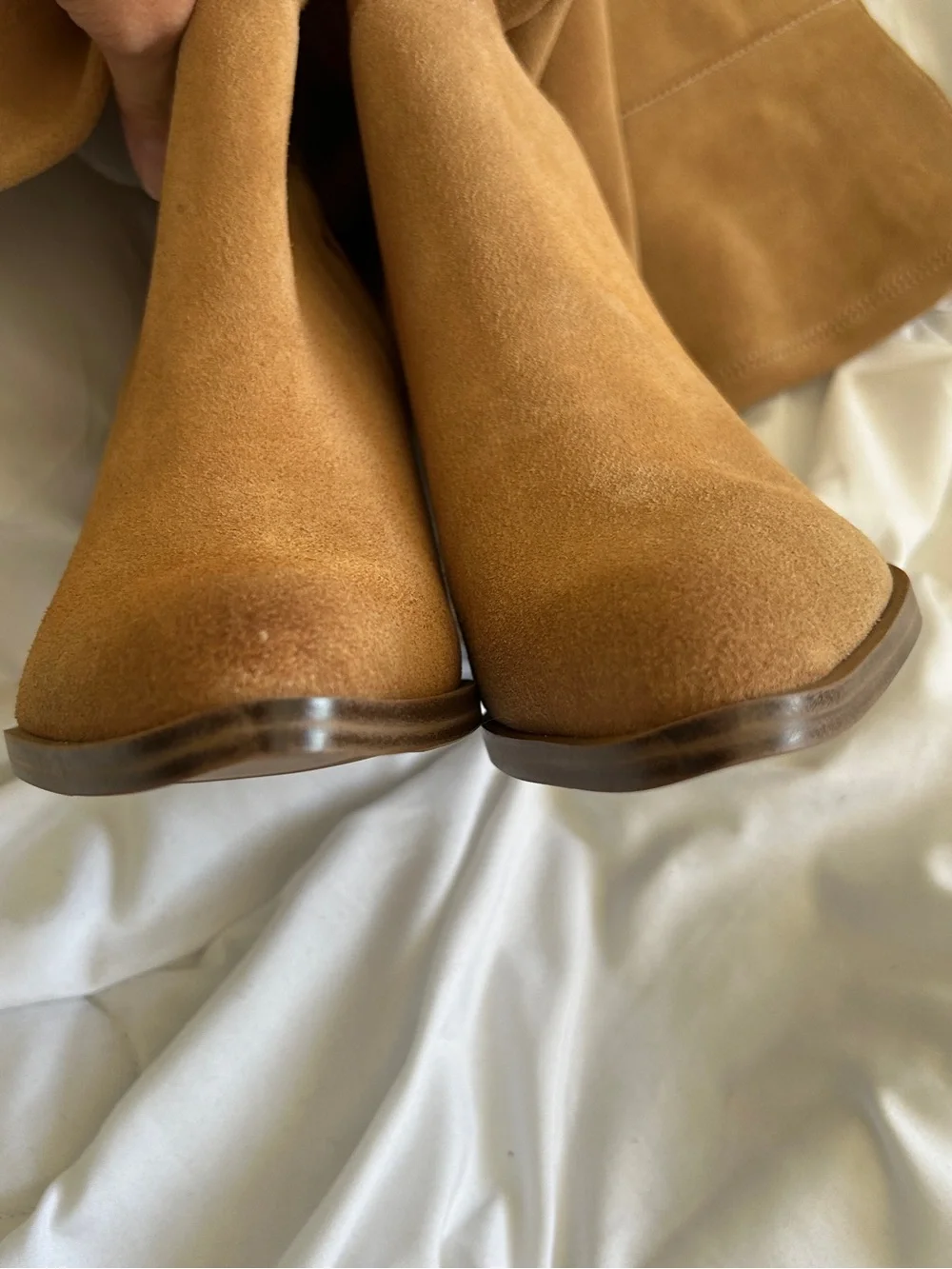 bp. Women's Over-the-Knee Suede Boots in Tan women’s 8